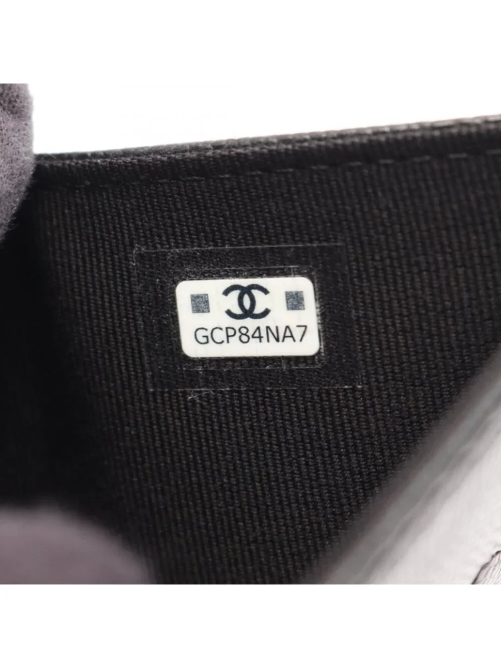 Chanel Bifold Wallet CC Logo Black Caviar Leather